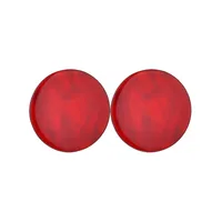 Simple Acrylic Cute Round Small Earrings main image 5