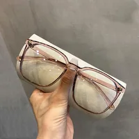 New Simple Fashion Flat Mirror Frame Glasses main image 2