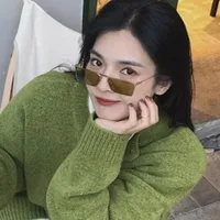 Light Green Metal Frame Sunglasses main image 3