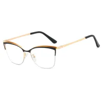 New Metal Frame Box Plain Anti-blue Light Glasses main image 2