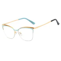New Metal Frame Box Plain Anti-blue Light Glasses main image 4