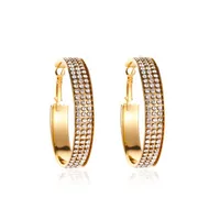 Full Diamond Gradient Color Earrings sku image 24
