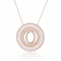 Rose Gold 26 English Alphabet Necklace sku image 15