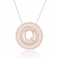 Rose Gold 26 English Alphabet Necklace sku image 17