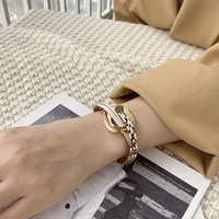 Bohemian Color Matching Multilayer Leather Bracelet main image 2