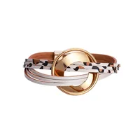Bohemian Color Matching Multilayer Leather Bracelet main image 5