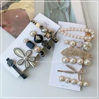 Simple New Rhinestone Pearl Hairpin main image 1