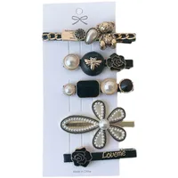 Simple New Rhinestone Pearl Hairpin main image 5
