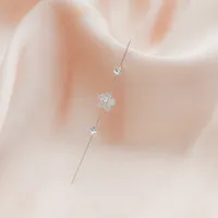 New Simple Inlaid Zircon Earrings sku image 2