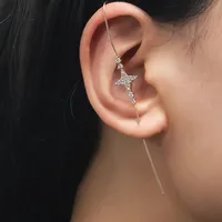 New Simple Inlaid Zircon Earrings sku image 17
