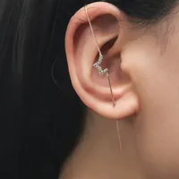 New Simple Inlaid Zircon Earrings sku image 13