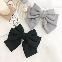 Korean New Fabric Bow Hairpin main image 2