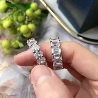 New Simple Oval Open-end Zircon Ring main image 4