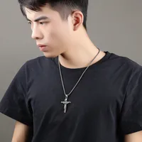 Fashion Geometric Titanium Steel Plating Men'S Pendant Necklace main image 5