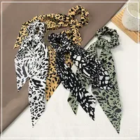Leopard Print Simple Hair Scrunchies main image 1
