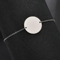 Simple Style Round 201 Stainless Steel Stainless Steel 18K Gold Plated No Inlaid Bracelets In Bulk main image 4