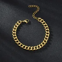 Fashion 667 Stainless Steel Stainless Steel No Inlaid 18K Gold Plated Unisex Bracelets main image 4