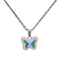 Wholesale Jewelry Simple Style Bow Knot 201 Stainless Steel Zinc Alloy White-Plated K Plating Necklace main image 3