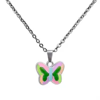 Wholesale Jewelry Simple Style Bow Knot 201 Stainless Steel Zinc Alloy White-Plated K Plating Necklace main image 4
