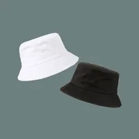 Pure Color Cotton Fisherman Hat main image 2