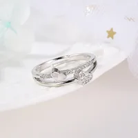 New Korean Creative Heart-to-heart Ring main image 2