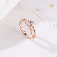 New Korean Creative Heart-to-heart Ring main image 3