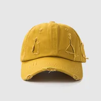Unisex Hip-hop Solid Color Embroidery main image 3