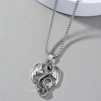 Alloy Titanium Steel Plating Men's Necklace sku image 1