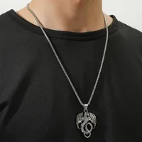 Alloy Titanium Steel Plating Men's Necklace main image 1
