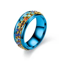 Wholesale Jewelry Fashion U Shape Stainless Steel Artificial Gemstones main image 5