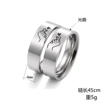 Wholesale Jewelry Lady Circle 201 Stainless Steel Gold Plated Polishing Necklace main image 1