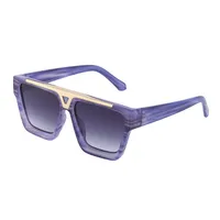 New Sunglasses Men's Trendy European And American Box Sunglasses Men's Outdoor Riding Sunglasses sku image 3