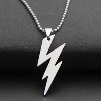 Fashion Lightning Pendant Stainless Steel Pendant Necklace main image 1