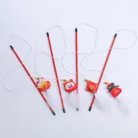 Pet Supplies Cat Toys New Year's Prosperous Series Funny Cat Stick Wholesale main image 2