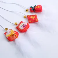 Pet Supplies Cat Toys New Year's Prosperous Series Funny Cat Stick Wholesale main image 3