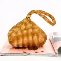 Black Gold Silver Solid Color Sequins Evening Bags main image 1