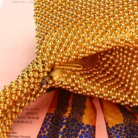 Black Gold Silver Solid Color Sequins Evening Bags main image 2