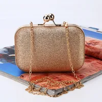 Simple Dinner Bag Handmade Shining Evening Bag Wedding Banquet Clutch main image 1
