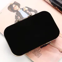 Retro Crown Diamond Diamond-studded Suede Evening Bag main image 3