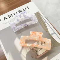Autumn And Winter New Korean Acrylic Hair Accessories Girl Fresh Hairpin Large Temperament Hair Catch main image 3