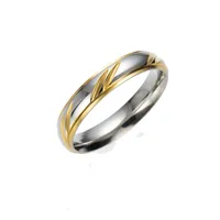 Wholesale Jewelry Fashion Waves 201 Stainless Steel Other Gold Plated main image 3