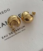 Fashion Heart Plating 304 Stainless Steel Titanium Steel No Inlaid 18K Gold Plated Earrings main image 1