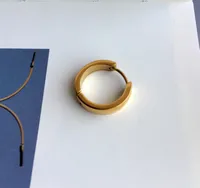 Fashion Heart Plating 304 Stainless Steel Titanium Steel No Inlaid 18K Gold Plated Earrings main image 2