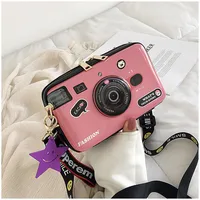 Small Pu Leather Square Bag sku image 3