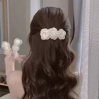 Camellia Hair Clip Korean Personality Flower Hair Accessories main image 4