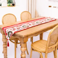New Christmas Decoration Knitted Cloth Table Runner Creative Christmas Table Decoration sku image 12