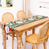 New Christmas Decoration Knitted Cloth Table Runner Creative Christmas Table Decoration sku image 15
