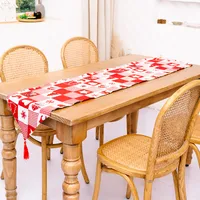 New Christmas Decoration Knitted Cloth Table Runner Creative Christmas Table Decoration sku image 5