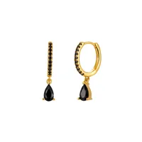 Geometric Water Drop Diamond Ear Buckle sku image 1