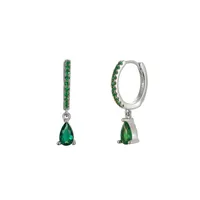 Geometric Water Drop Diamond Ear Buckle sku image 2